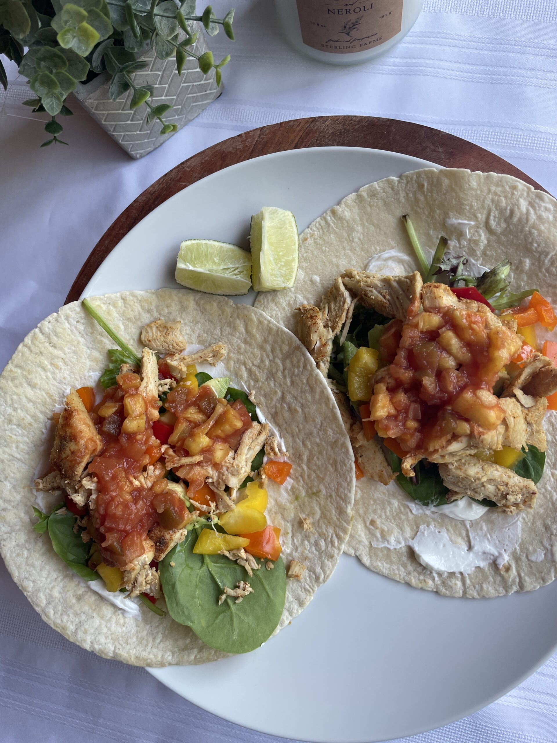 Pineapple Salsa Tacos - Maddy's Clean Eats