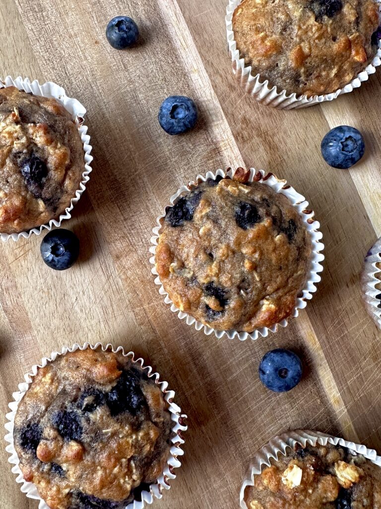 Healthy Blueberry Muffins