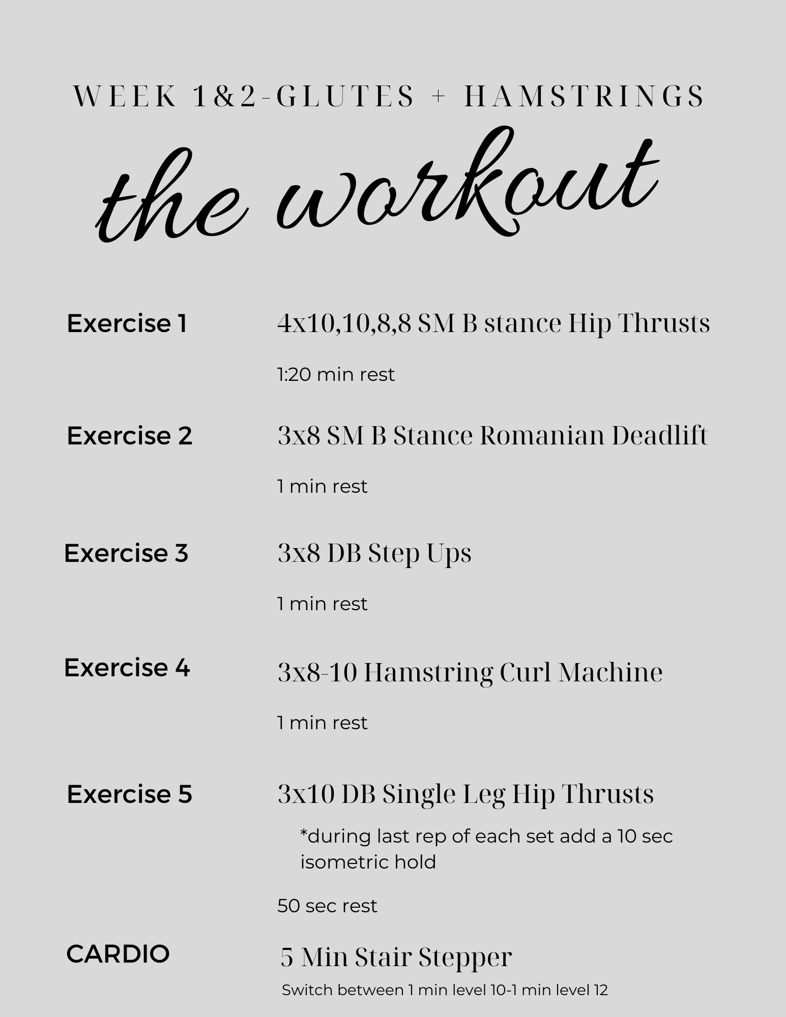ELEVATE - an advanced workout plan - Image 6