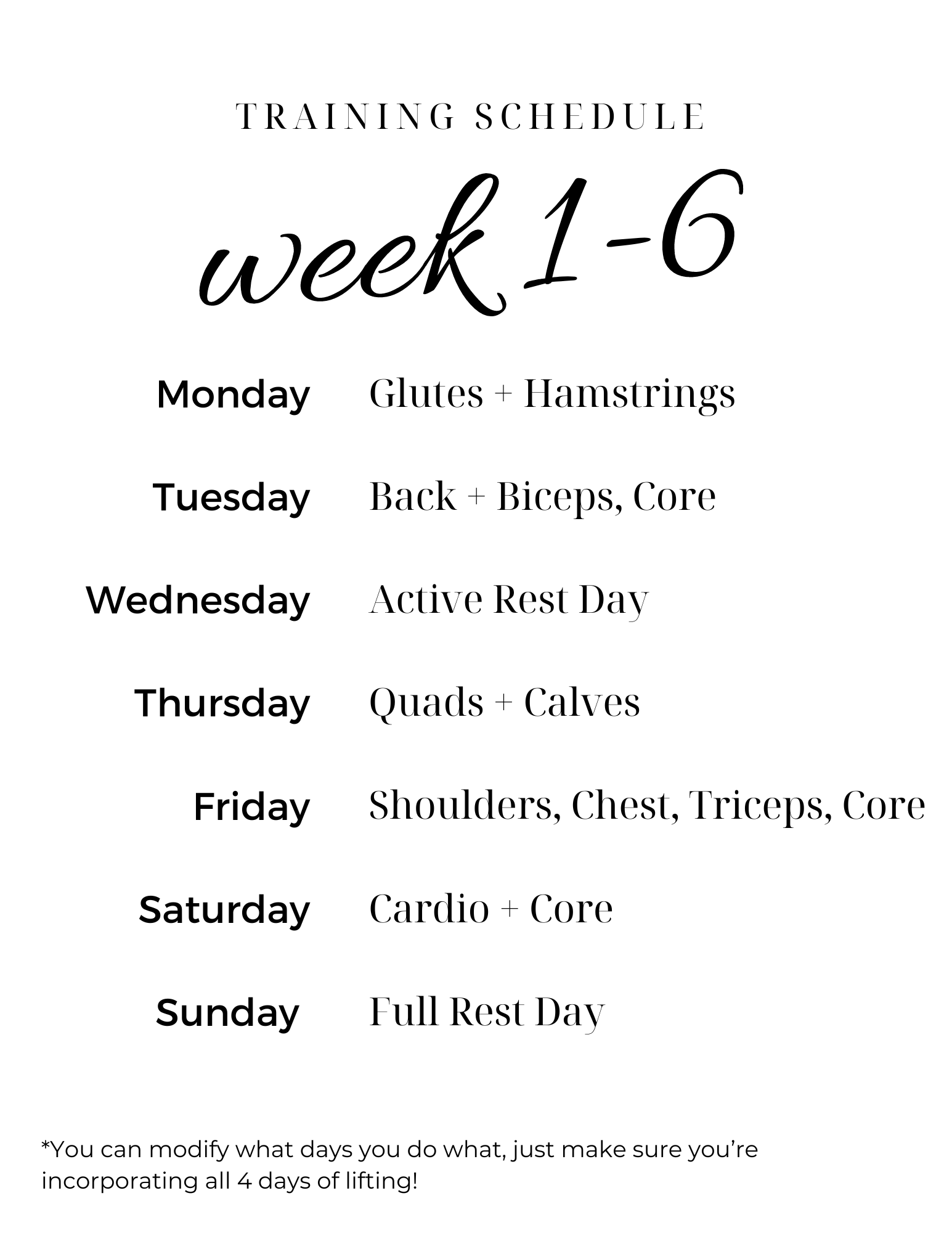 EVOLVE - An Intermediate Workout Plan - Image 4